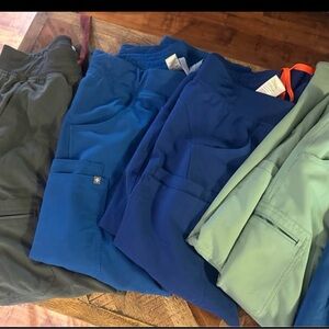 Figs Women's Scrub Pants - Blue, Royal Blue, Sage, Olive